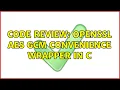 Code Review OpenSSL AES GCM Convenience Wrapper in C 2 Solutions