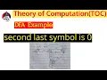 Design a DFA that accept all the string whose second last symbol is 0