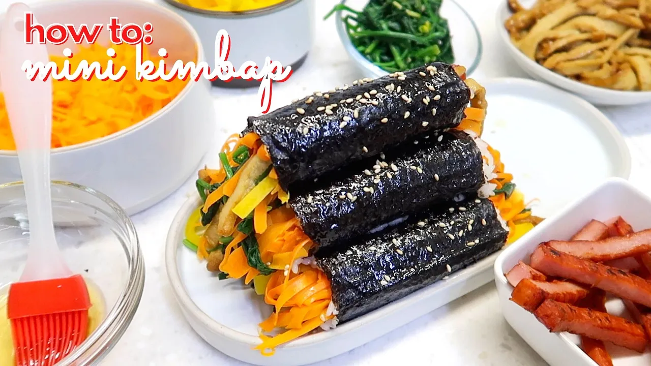 How to: Mini Kimbap   Get the Carrots Paper-Thin!!