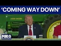 Trump in Wisconsin Fertilizer gas prices coming way down FOX6 News Milwaukee