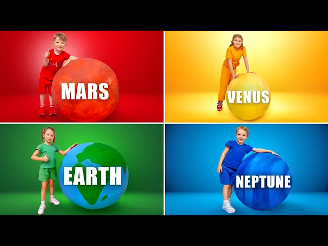 Download MP3 Five Kids teach the Solar system | Videos about the planets and more children's videos