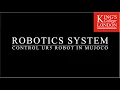 UR5 robot movement simulation in mujoco