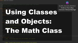 Java 1 Online 3 05 Using Classes and Objects The Math Class