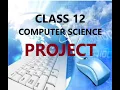 CLASS 12 CS COMPUTER SCIENCE PROJECT SAMPLE WITH SOURCE CODE TERM2 CBSE - USING MYSQL CONNECTOR