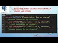 PostgreSQL String Case Functions INITCAP LOWER and UPPER FN With Real Life Examples in Hindi