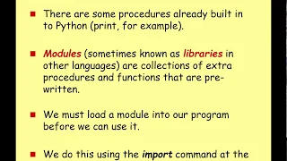 GCSE Python programming 10 - Functions Modules