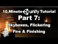 Skyboxes in Unity and finishing the world 10 Minute Tutorial