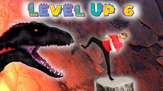 Level Up 6 (Eclipse)  |  Dinosaur  |  Exercises For Kids  |  Solar Eclipse Brain Break  |  PE Bowman