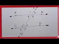 PARALLEL LINES Cut by a TRANSVERSAL