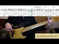 Average White Band - Cut the Cake. Bass Cover Tabs Score (standard notation) Transcription