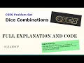 CSES Dynamic Programming - Dice Combinations