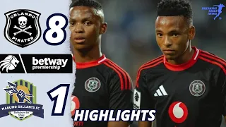 orlando pirates vs marumo gallants betway premiership match highlights all goals
