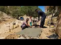 Download Lagu Nomadic life in the mountains 🌄| Building a platform for washing nomadic clothes in the mountains🗻