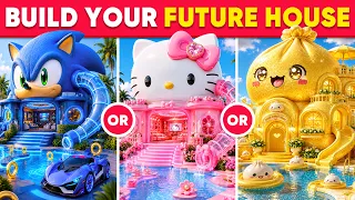 Would You Rather - Build Your PERFECT Luxury Future Dream House 2067 ✨🤑🌈🏡 Quiz Dino