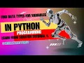 Tutorial 4 How to find Data Type for variables in python Learn TYPE CASTING SkillsTechyRavi