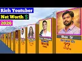 Top Richest Indian YouTubers 2026 Indian YouTubers Net Worth 2026