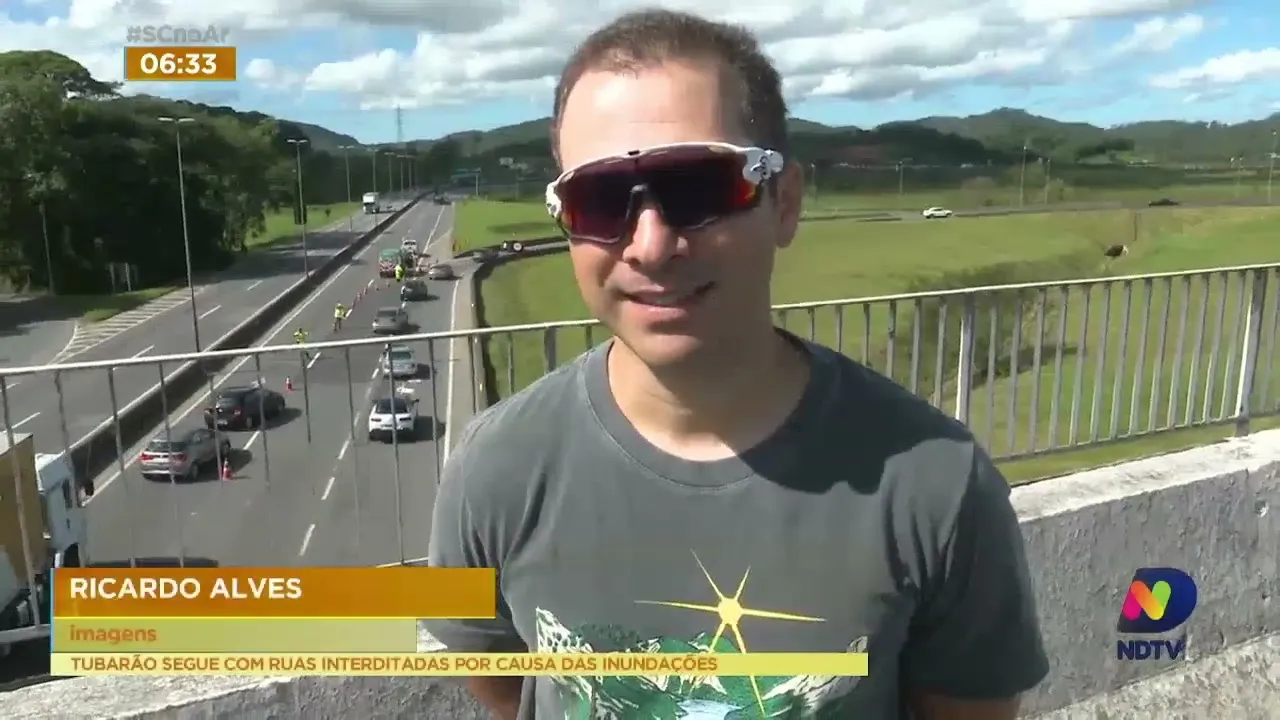 Rompimento de adutora em Araquari causa fila na BR-101