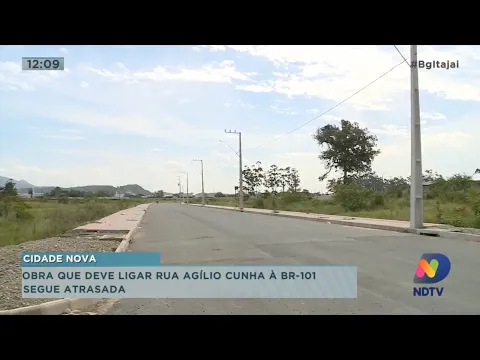 Obra no Cidade Nova que deve ligar rua Agílio Cunha à BR-101 segue atrasada