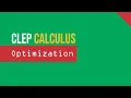 Optimization CLEP Calculus T2