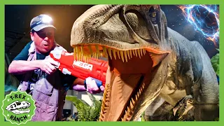 MEGA Blaster vs. T-Rex! | 30 Mins | 🦖🦕 T-Rex Ranch Dinosaur Videos