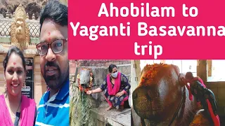 ahobilam narasimha temple eguva u0026 diguva ahobilam lyaganti basavanna temple yaganti nandi history