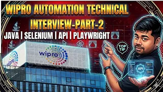 Wipro Automation Testing Interview Questions Answers Selenium Java Part-2 Real Technical Round