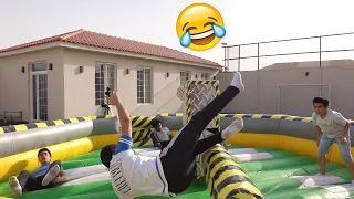 تحدي الصحن الدوار اللي يطيح خسران 