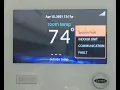 Troubleshooting Carrier FE4A Indoor communication fault