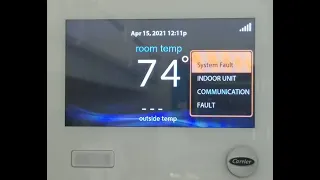 Troubleshooting Carrier FE4A Indoor communication fault