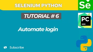 Selenium WebDriver with Python tutorial 6 How to automate Login using Selenium WebDriver