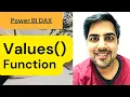 Power BI Values function - 26 Power BI Training