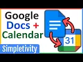 Connect Docs to Google Calendar like THIS Meeting Notes