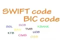 SWIFT code of bank in Thailand