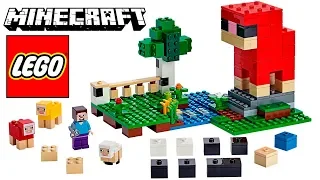 Lego Minecraft  21153  The Wool Farm  UNBOXING