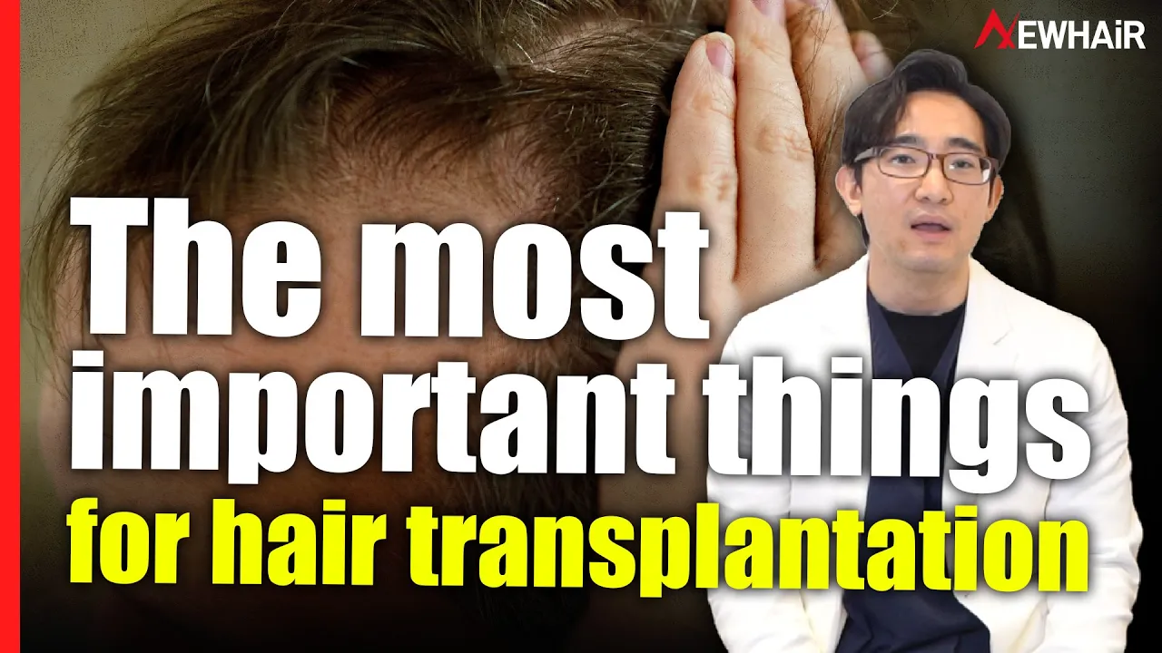 The four most important things to consider for FUE hair transplantationㅣNEWHAIR