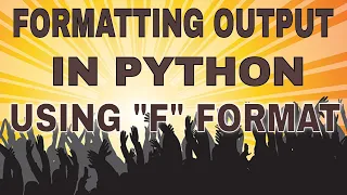 Become Proficient In Python Programming JT Devs Use f format