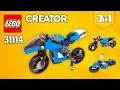 LEGO Creator 3in1 Superbike 31114 236 pcs Classic Motorcycle Futuristic Hoverbike TBB