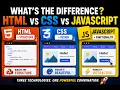 HTML vs CSS vs JavaScript