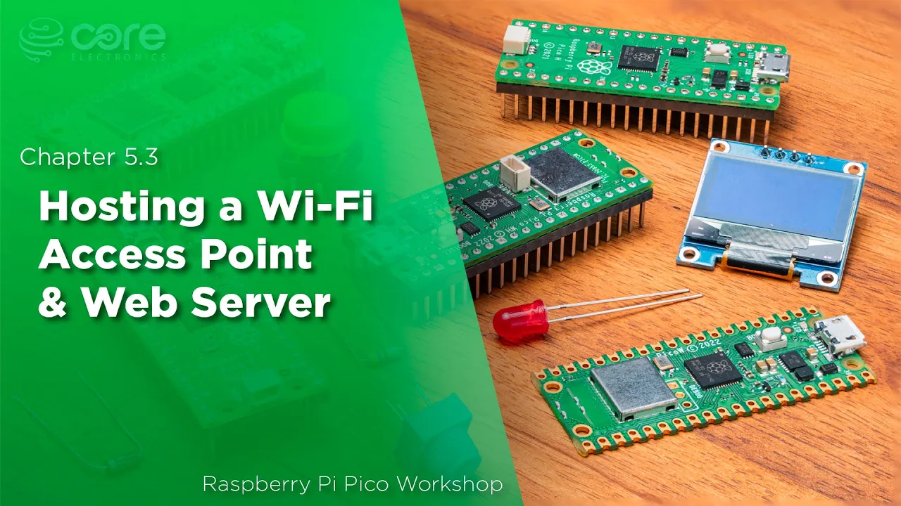 How to Host a HTTP Webpage on a Pico | Raspberry Pi Pico Workshop: Chapter 5.3
