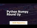 python numpy round up