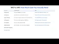 MCP vs API How Much Code You Actually Need