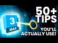 50 3ds Max Tips and Tricks that you ll actually use 2025