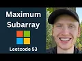 Maximum Subarray Kadane s Algorithm - Leetcode 53