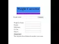 CS101 Assignment No 2 Fall 2017 Weight Converter Calculator 100 Complete Solution