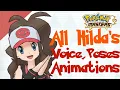 ALL HILDA S VOICE POSES AND ANIMATIONS Pokemon Masters