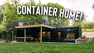 Download Shipping Container Tiny House w/ Rooftop Deck! | Airbnb Container Home Tour! MP3