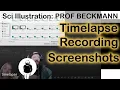 Time Lapse Screen Shot Pipeline Scientific Illustration Chronolapse