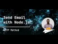 Send Email with Node js SMTP Method