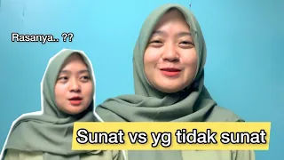 rasanya sama yg sunat vs yg belum di sunat nih katanya yg belum itu lebih sensi banget 