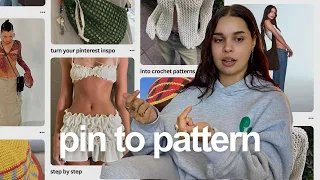 Make DUPES Out Of Your PINTEREST INSPO The Steps To Design A Crochet Pattern Pin To Pattern 